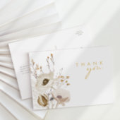 Whimsical Wildflower Wedding Bedankt Briefkaart