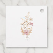 Whimsical Wildflower Wedding Bedankt Cadeaus Bedankjes Labels (Achterkant)