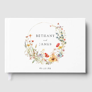 Whimsical Wildflower Wedding Gastenboek