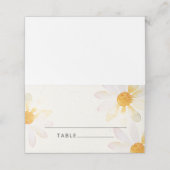 Whimsical Wildflower Wedding Plaatskaartje (Buitenkant ongevouwen)