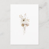 Whimsical Wildflower Wedding Wishing Well Card Informatiekaartje (Achterkant)