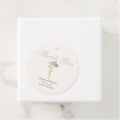 Whimsical Wildflowers Meadow Wedding  Bedankjes Labels (In situ)