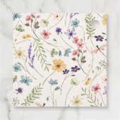 Whimsical Wildflowers Meadow Wedding  Bedankjes Labels (Achterkant)
