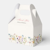 Whimsical Wildflowers Meadow Wedding  Favor Boxes Bedankdoosjes (Voorkant Zijde)