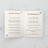 Whimsical Wildflowers Meadow Wedding  Programma (Binnen)