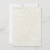 Whimsical Wildflowers Wedding Kaart (Achterkant)