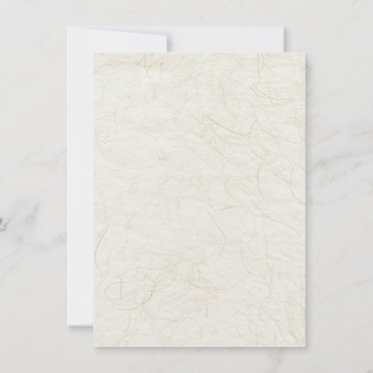 Whimsical Wildflowers Wedding Kaart (Achterkant)