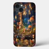 Whimsical Wildlife - Leuke Dierenvossen Paddestoel Case-Mate iPhone Case (Achterkant)