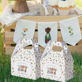 Whimsical Wildlings | Vintage Dieren Baby Shower Bedankdoosjes