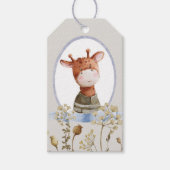 Whimsical Wildlings | Vintage Dieren Bedankt Cadeaulabel (Voorkant)