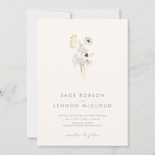 Whimsical Willem Simple | Ivory all in one Kaart (Voorkant)