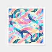 Whimsical Wind Retro Abstract Lint Servet (Voorkant)