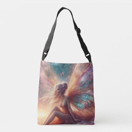 Whimsical Wings: Fantasy Fairy All-Over Print Tas (Achterkant)