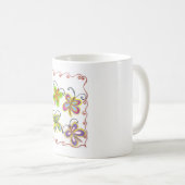 Whimsical Wings: Verbluffend vlinder-thema ontwerp Koffiemok (Voorkant rechts)