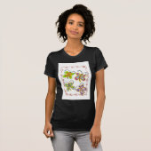 Whimsical Wings: Verbluffend vlinder-thema ontwerp T-shirt (Voorkant volledig)