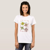 Whimsical Wings: Verbluffend vlinder-thema ontwerp T-shirt (Voorkant volledig)