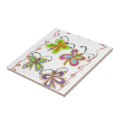 Whimsical Wings: Verbluffend vlinder-thema ontwerp Tegeltje (Zijkant)