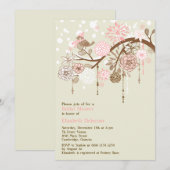  Whimsical Winter Bridal Shower Kaart (Voorkant / Achterkant)