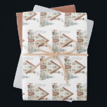 Whimsical Winter Christmas House Waterverf Inpakpapier Vel<br><div class="desc">Voeg een vleugje grillige wintermagie toe aan uw kerstcadeaus met dit schattige kersthuisje waterverf inpakpapier vellen! Dit label beschikt over een charmante waterverf scene van een gezellig winterhuis, het vastleggen van de essentie van een besneeuwd wonderland. Ideaal voor het toevoegen van een persoonlijke en minimale schattigheid aan uw cadeaus. Of...</div>