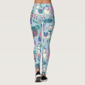 Whimsical WInter Critters Leggings (Achterkant)