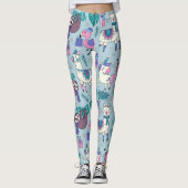 Whimsical WInter Critters Leggings (Voorkant)