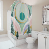 Whimsical Winter Dreamscape Douchegordijn (In situ)