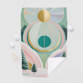 Whimsical Winter Dreamscape Golfhanddoek (Insitu)