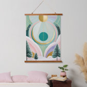 Whimsical Winter Dreamscape Hangend Wandkleed (Slaapkamer)