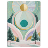 Whimsical Winter Dreamscape Klembord (Achterkant)