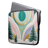Whimsical Winter Dreamscape Laptop Sleeve (Voorkant Links)