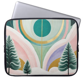 Whimsical Winter Dreamscape Laptop Sleeve