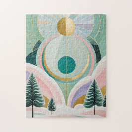 Whimsical Winter Dreamscape Legpuzzel