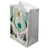 Whimsical Winter Dreamscape Medium Cadeauzakje (Voorkant Gekanteld)