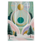 Whimsical Winter Dreamscape Medium Cadeauzakje (Achterkant)