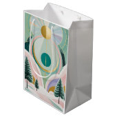 Whimsical Winter Dreamscape Medium Cadeauzakje (Achterkant Gekanteld)