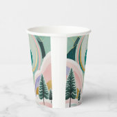 Whimsical Winter Dreamscape Papieren Bekers (Rechts)
