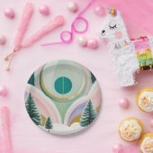 Whimsical Winter Dreamscape Papieren Bordje (Feest)
