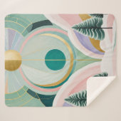 Whimsical Winter Dreamscape Sherpa Deken (Voorkant (horizontaal))