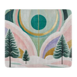 Whimsical Winter Dreamscape Snijplank