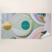 Whimsical Winter Dreamscape Strandlaken (Voorkant)