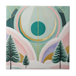 Whimsical Winter Dreamscape Tegeltje