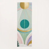 Whimsical Winter Dreamscape Yogamat (Achterkant)