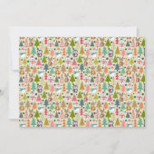 Whimsical Winter Forest Friends Feestdagenkaart (Voorkant)