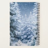 Whimsical Winter Forest Naam wijzigen, Jaar Planner (Achterkant)