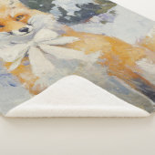 Whimsical Winter Fox Schattigee Kwekerij Baby Kind Sherpa Deken (3/4)