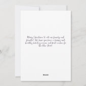 Whimsical Winter Lady Gnome Vrolijk Kerstfeest Feestdagenkaart (Achterkant)