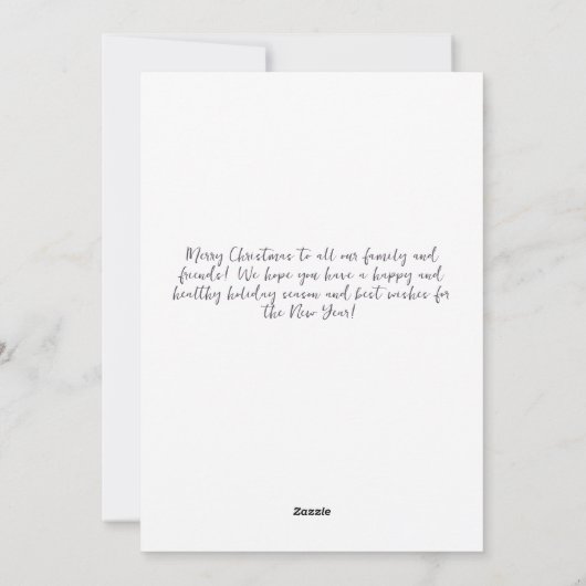 Whimsical Winter Lady Gnome Vrolijk Kerstfeest Feestdagenkaart (Achterkant)