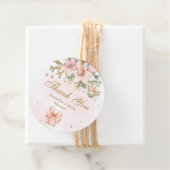 Whimsical Winter meisje baby shower bedankt Bedankjes Labels (In situ)