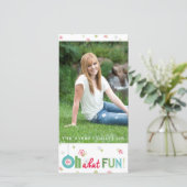 Whimsical winter Oh wat leuk Feestdagenkaart (Staand voorkant)