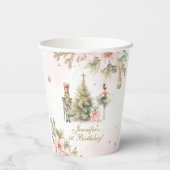 Whimsical Winter Onederland de Notenkraker Papieren Bekers (Achterkant)